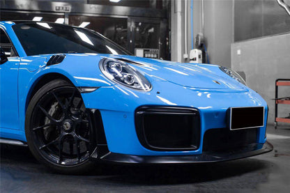 2013-2019 Porsche 991 Turbo & S GT2RS Style Front Bumper and Fender - Carbonado