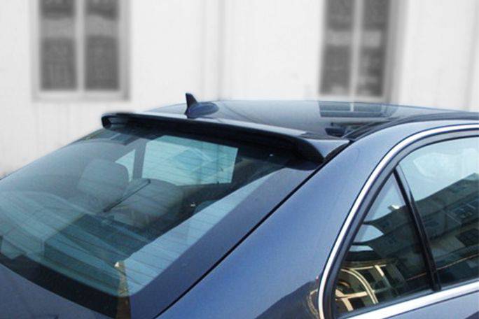 2008-2014 Mercedes Benz W204 C Class/ C63 AMG Sedan BS Style Carbon Fiber Roof Spoiler - Carbonado