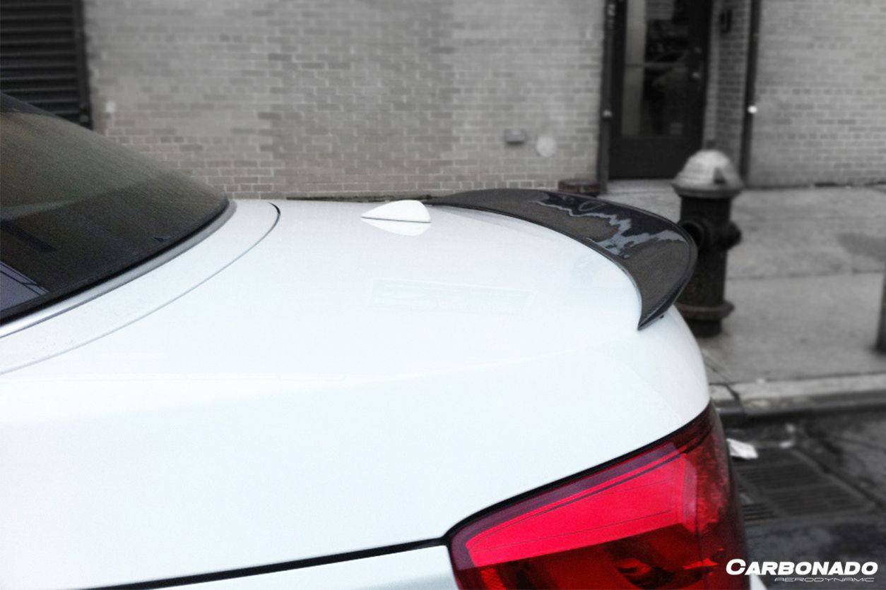 2008-2012 BMW E93 M3/3 series BS2 Style Carbon Fiber Trunk Spoiler - Carbonado
