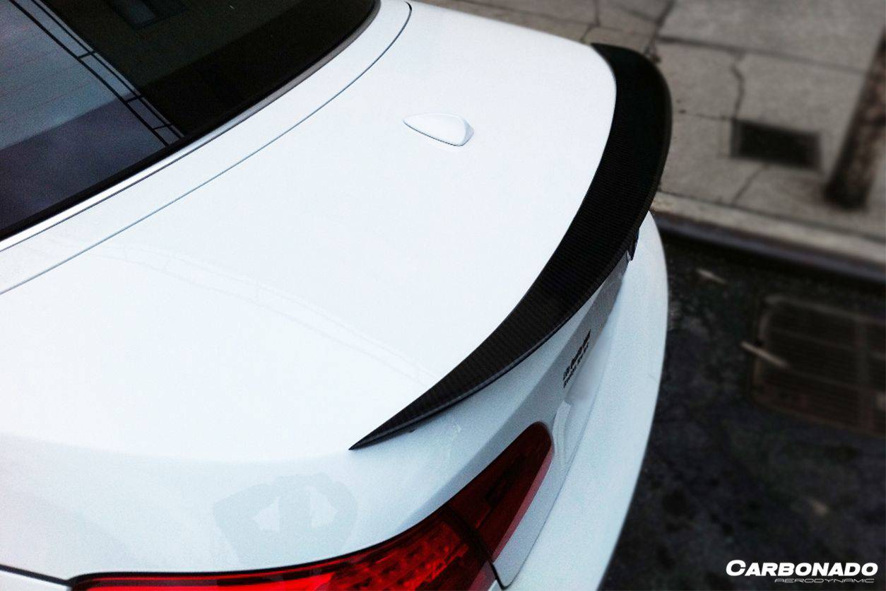 2008-2012 BMW E93 M3/3 series BS2 Style Carbon Fiber Trunk Spoiler - Carbonado