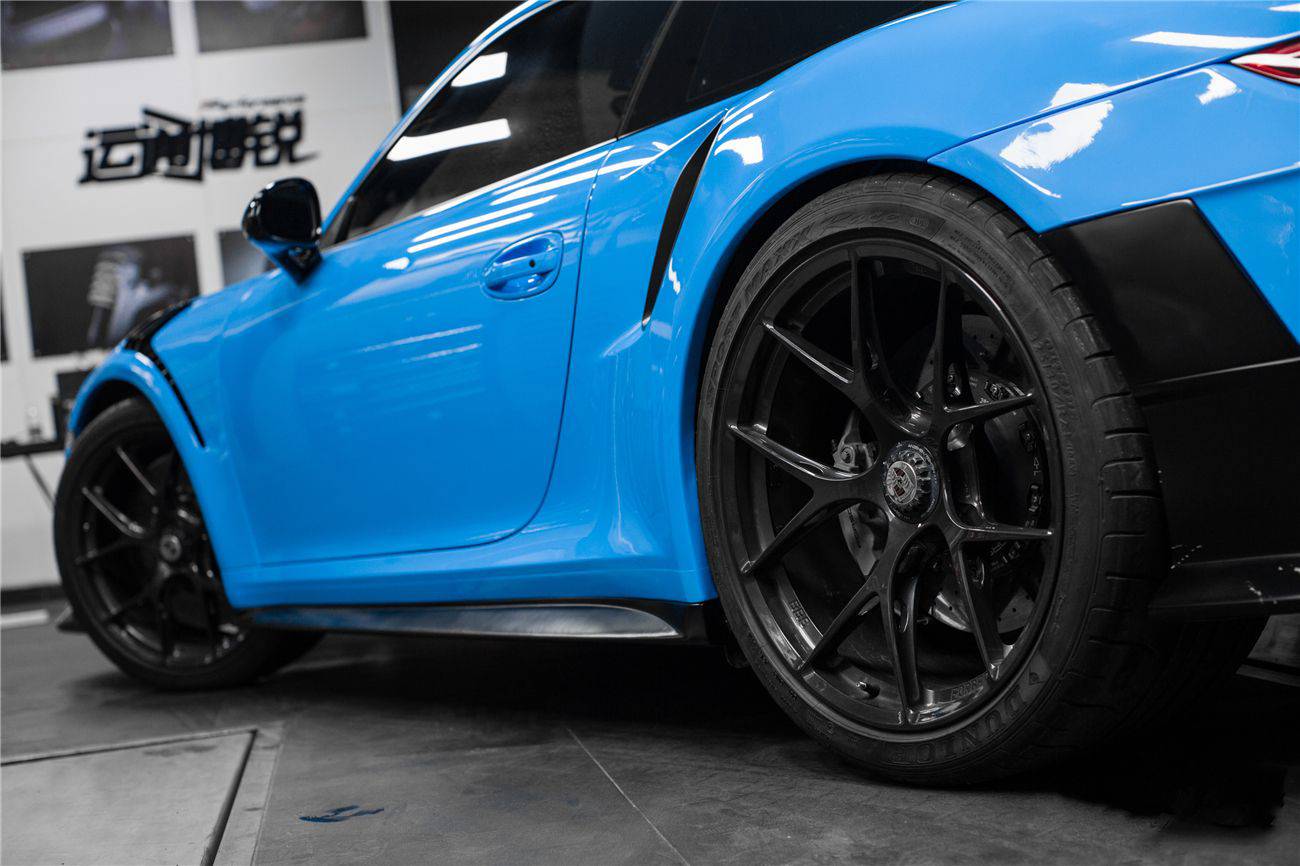 2013-2019 Porsche 911 991 Turbo/S GT2RS Style Side Skirts - Carbonado