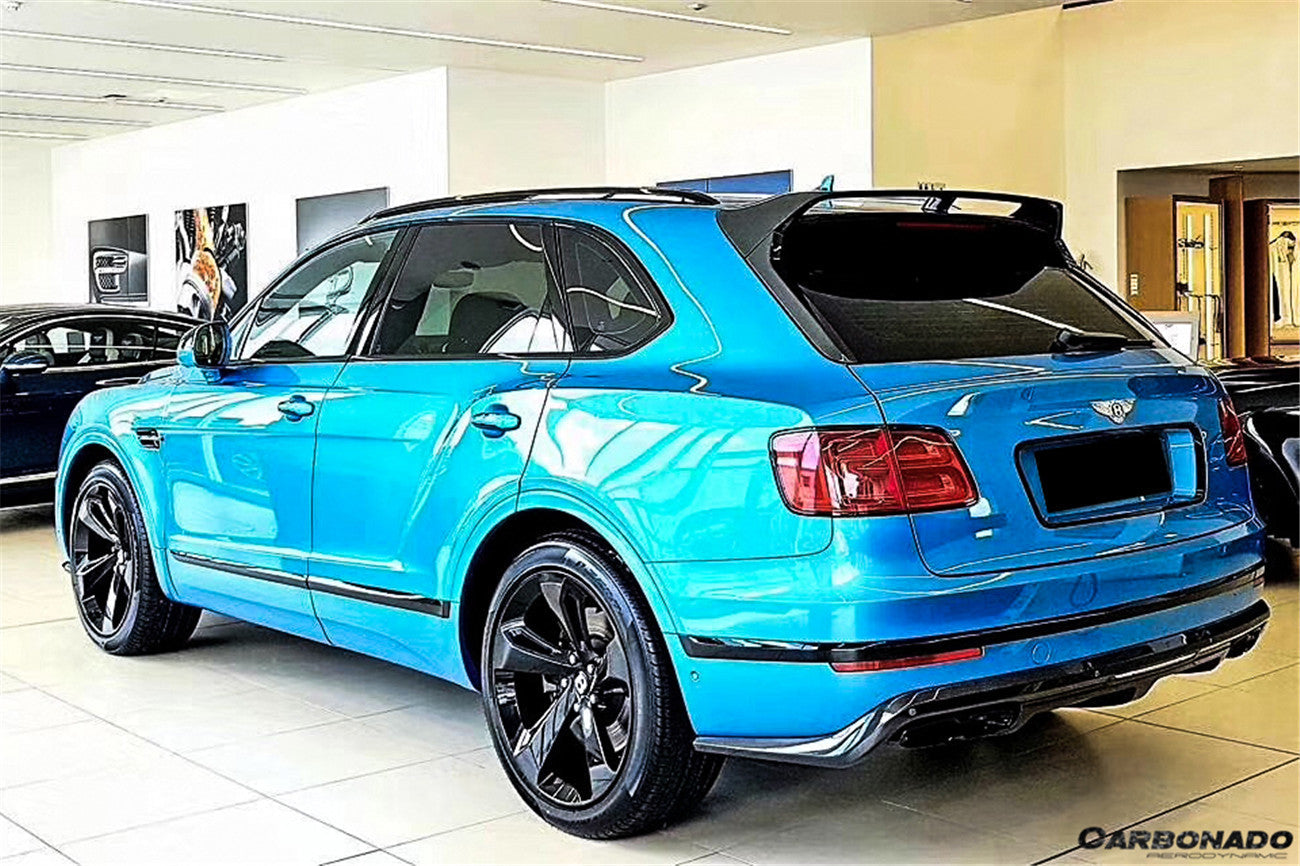 2016-2019 Bentley Bentayga OD Style Carbon Fiber Roof Spoiler - Carbonado