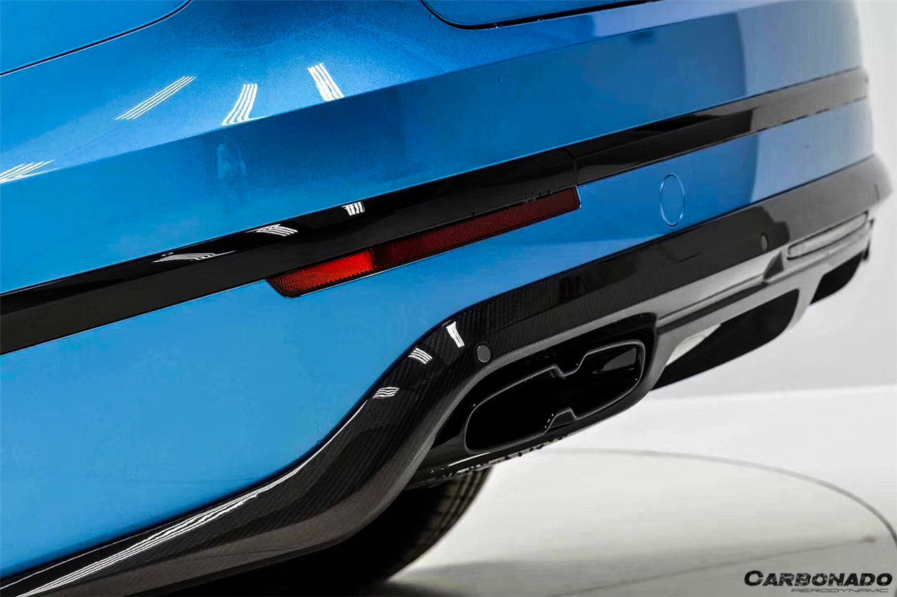 2016-2019 Bentley Bentayga OD Style Carbon Fiber Rear Lip - Carbonado