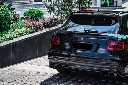 2016-2019 Bentley Bentayga OD Style Carbon Fiber Rear Lip - Carbonado