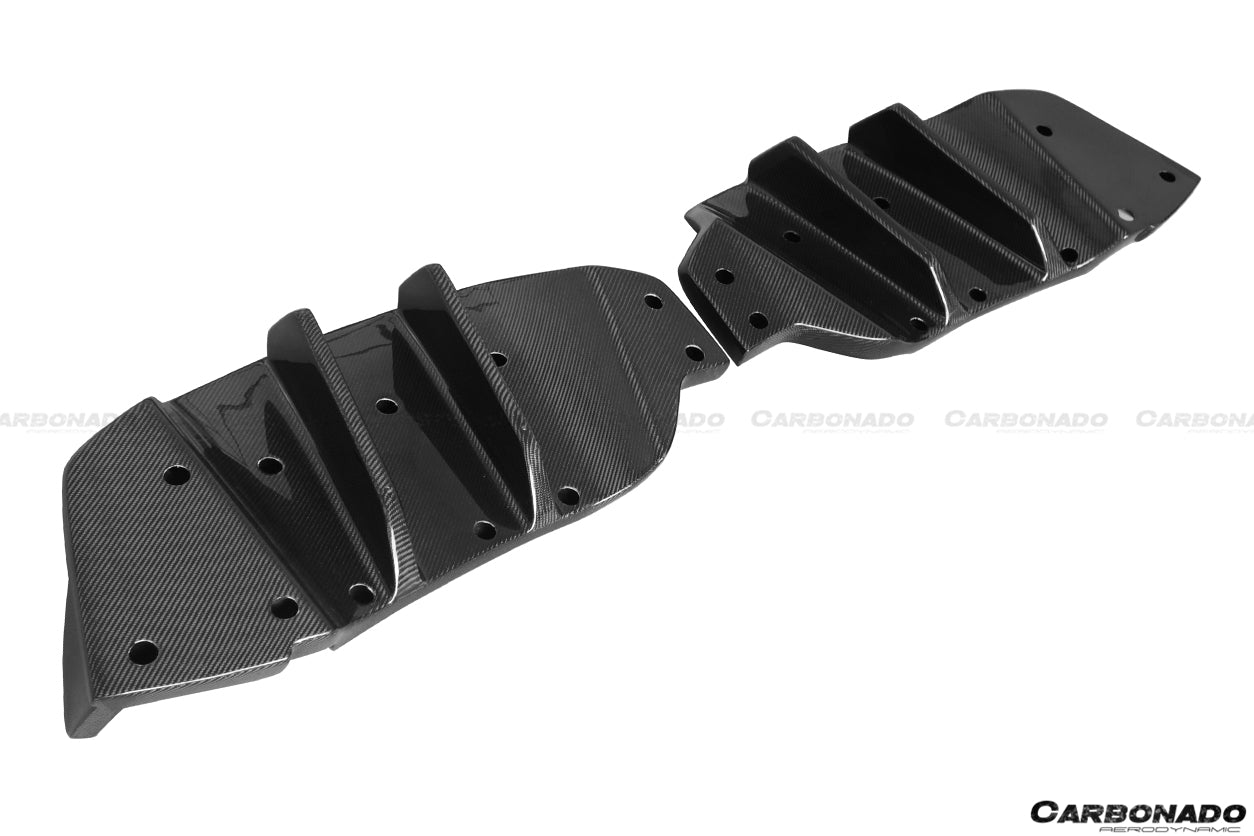 2013-2019 Corvette C7 Z51 ROX Style Rear Diffuser - Carbonado