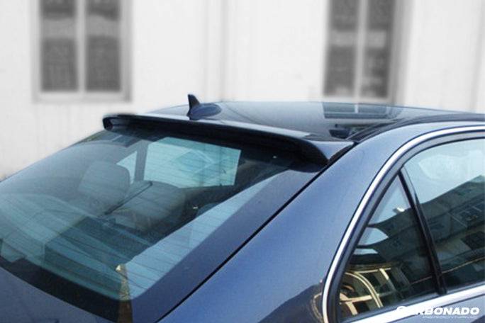 2008-2014 Mercedes Benz W204 C Class/ C63 AMG Sedan BS Style Carbon Fiber Roof Spoiler - Carbonado