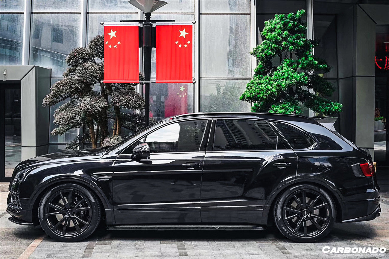 2016-2019 Bentley Bentayga OD Style Carbon Fiber Front Lip - Carbonado