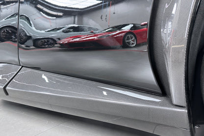 2023-2025 Ferrari Purosangue FUV Type F175 OEM Style Dry Carbon Fiber Side skirts