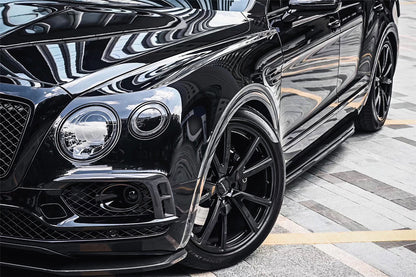 2016-2019 Bentley Bentayga OD Style Carbon Fiber Fog Light Cover - Carbonado