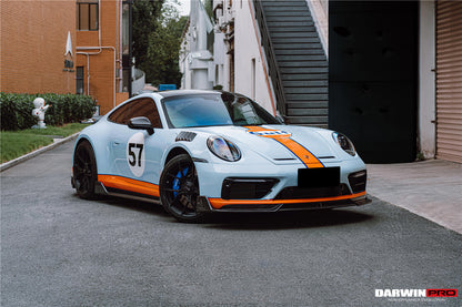 2019-2023 Porsche 911 992 Carrera S/4/4S/Targa/Cabriolet BKSS Style Side Skirts - DarwinPRO Aerodynamics