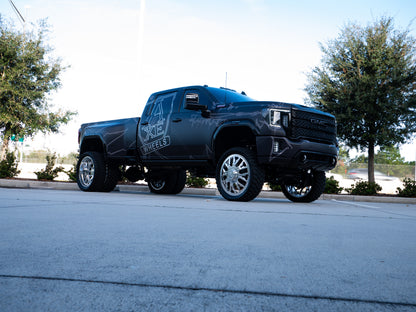 AXE WHEELS AF6 DUALLY (inner) FULLY POLISHED 24x8.25 ET-146,+168 8x210 (Square Set of 4)
