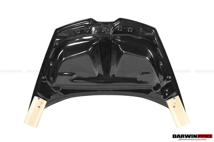 2015-2021 Lamborghini Huracan LP610/LP580/EVO BKSS Style Carbon Fiber Hood - DarwinPRO Aerodynamics