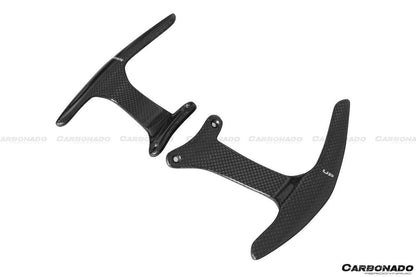2015-2020 Ferrari 488 GTB Spyder OE Style Dry Carbon Fiber shift paddle - Carbonado Aero