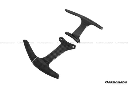 2015-2020 Ferrari 488 GTB Spyder OE Style Dry Carbon Fiber shift paddle - Carbonado Aero