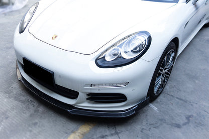 2013-2016 Porsche Panamera 970.2 BS-Sport Style Carbon Fiber Front Lip - Carbonado