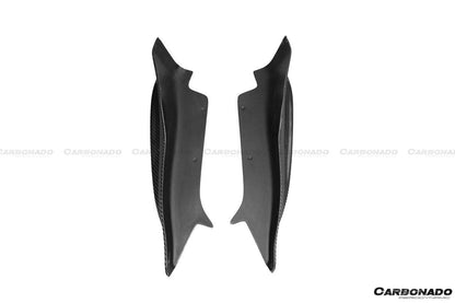 2008-2013 BMW E82 E88 1M RZ Style Carbon FIber Rear Bumper Cap Spiliter - Carbonado Aero