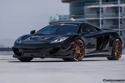 2011-2017 McLaren 650S/MP4 12C BKSS Style Carbon Fiber Canards - Carbonado Aero