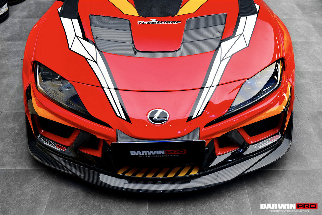 2019-UP Toyota GR Supra (J29/DB) A90 A91 BKSSII Style Carbon Fiber Hood - DarwinPRO Aerodynamics