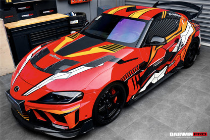 2019-UP Toyota GR Supra (J29/DB) A90 A91 BKSSII Style Carbon Fiber Hood - DarwinPRO Aerodynamics