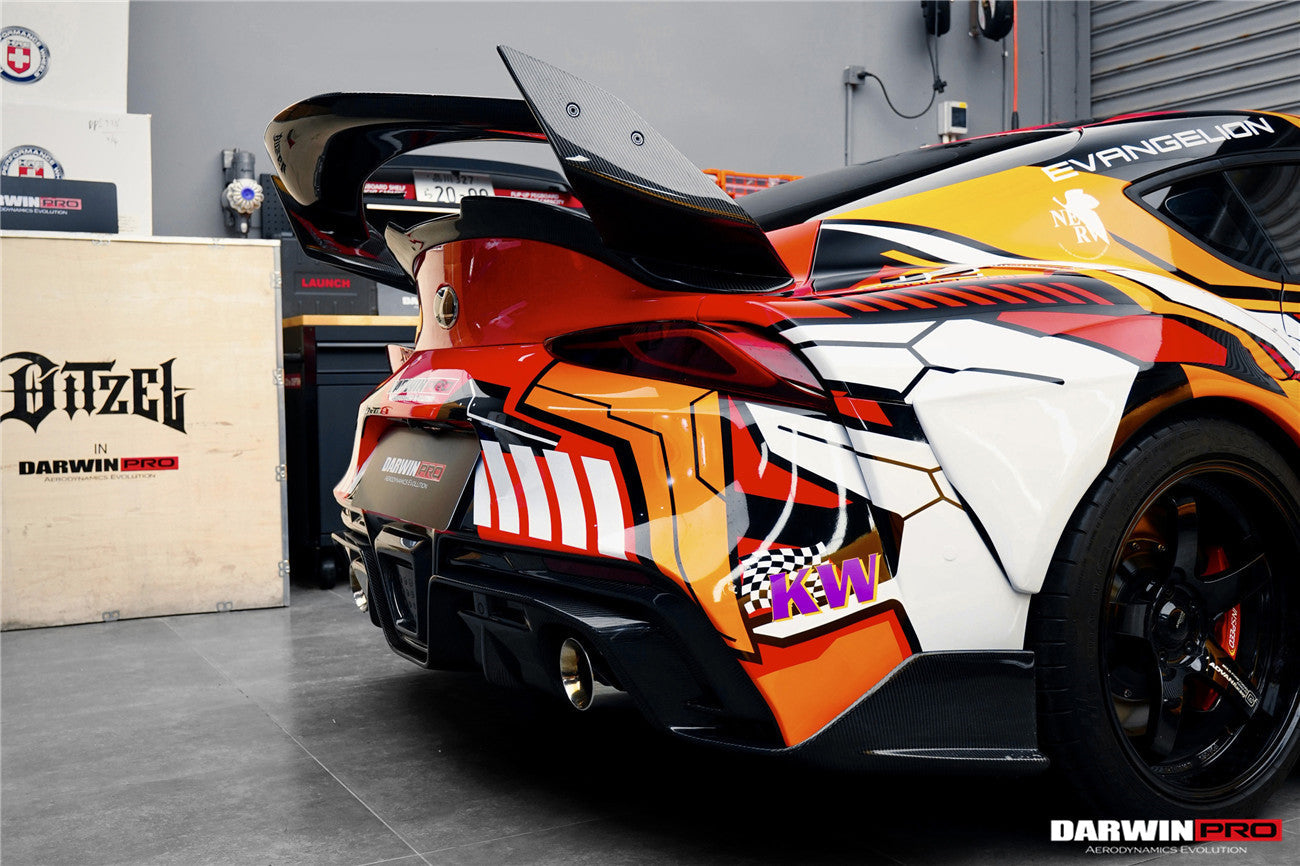2019-UP Toyota GR Supra (J29/DB) A90 A91 BKSSII Style Carbon Fiber Wing - DarwinPRO Aerodynamics