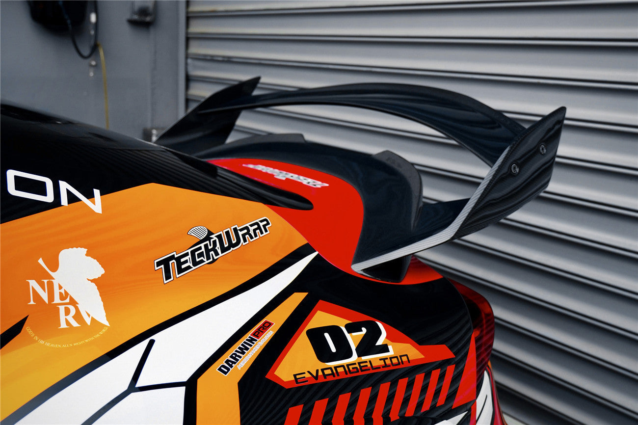 2019-UP Toyota GR Supra (J29/DB) A90 A91 BKSSII Style Carbon Fiber Wing - DarwinPRO Aerodynamics