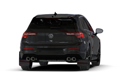 Rally Armor 22-25 VW MK8 Golf GTI/R Black UR Mud Flap w/Green Logo