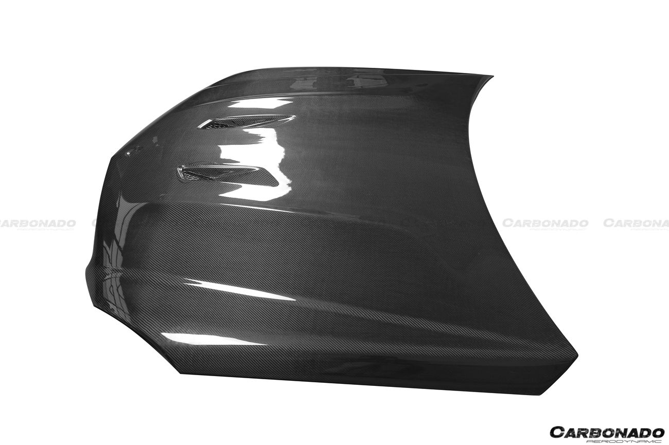 2012-2014 Mercedes Benz W204 C63 AMG BK Style hood - Carbonado Aero