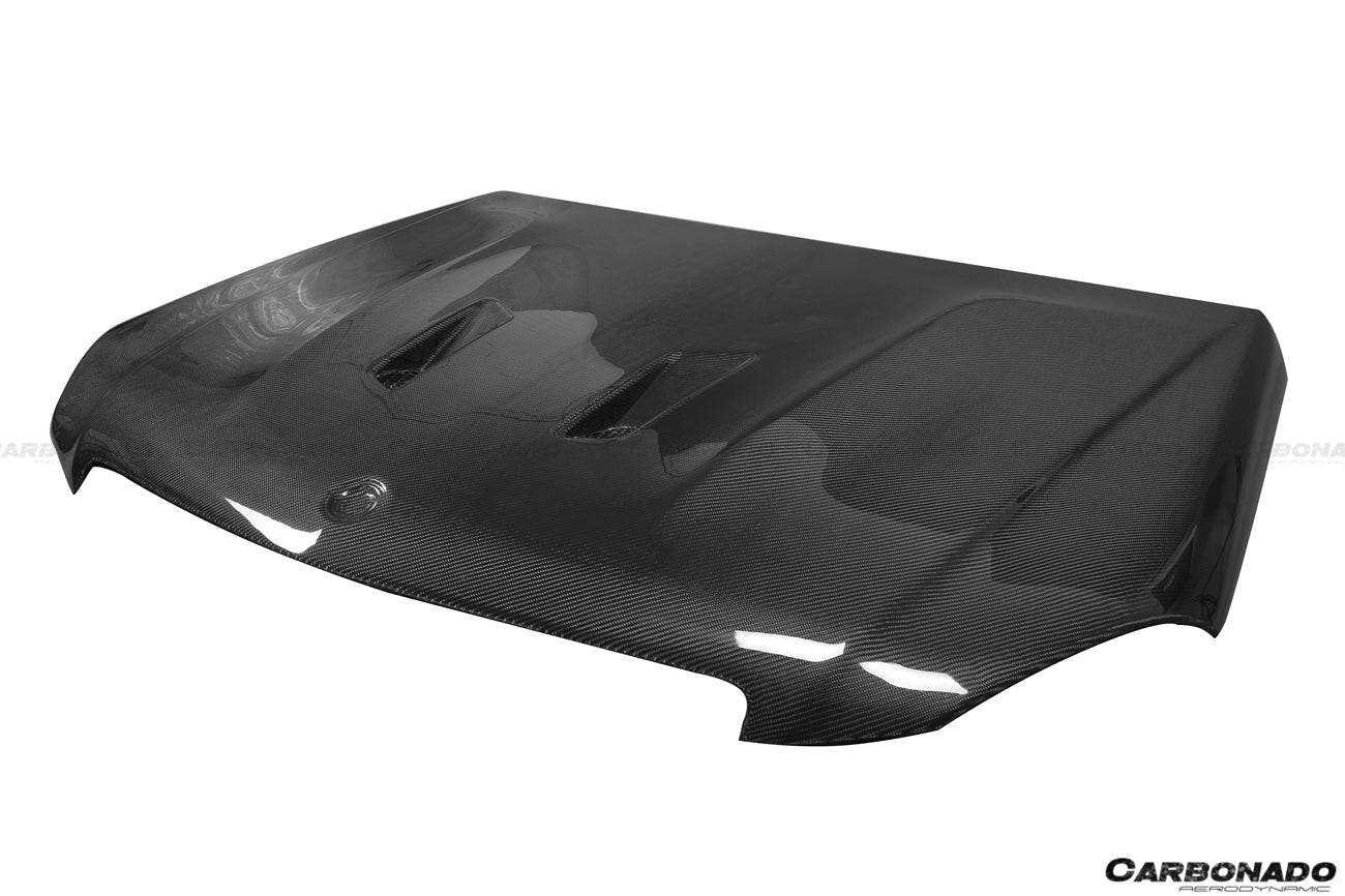 2012-2014 Mercedes Benz W204 C Class BK Style hood - Carbonado Aero