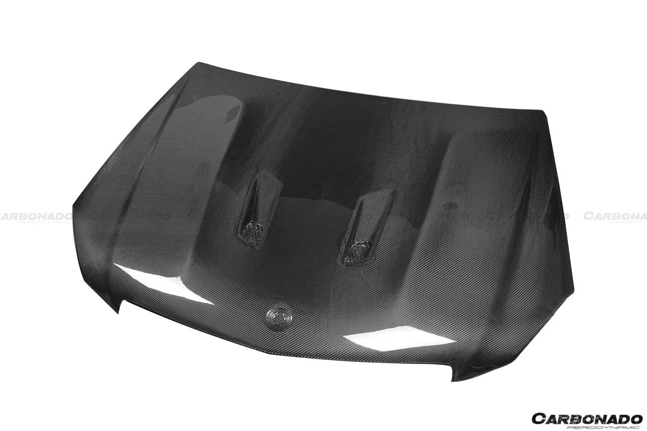 2012-2014 Mercedes Benz W204 C Class BK Style hood - Carbonado Aero