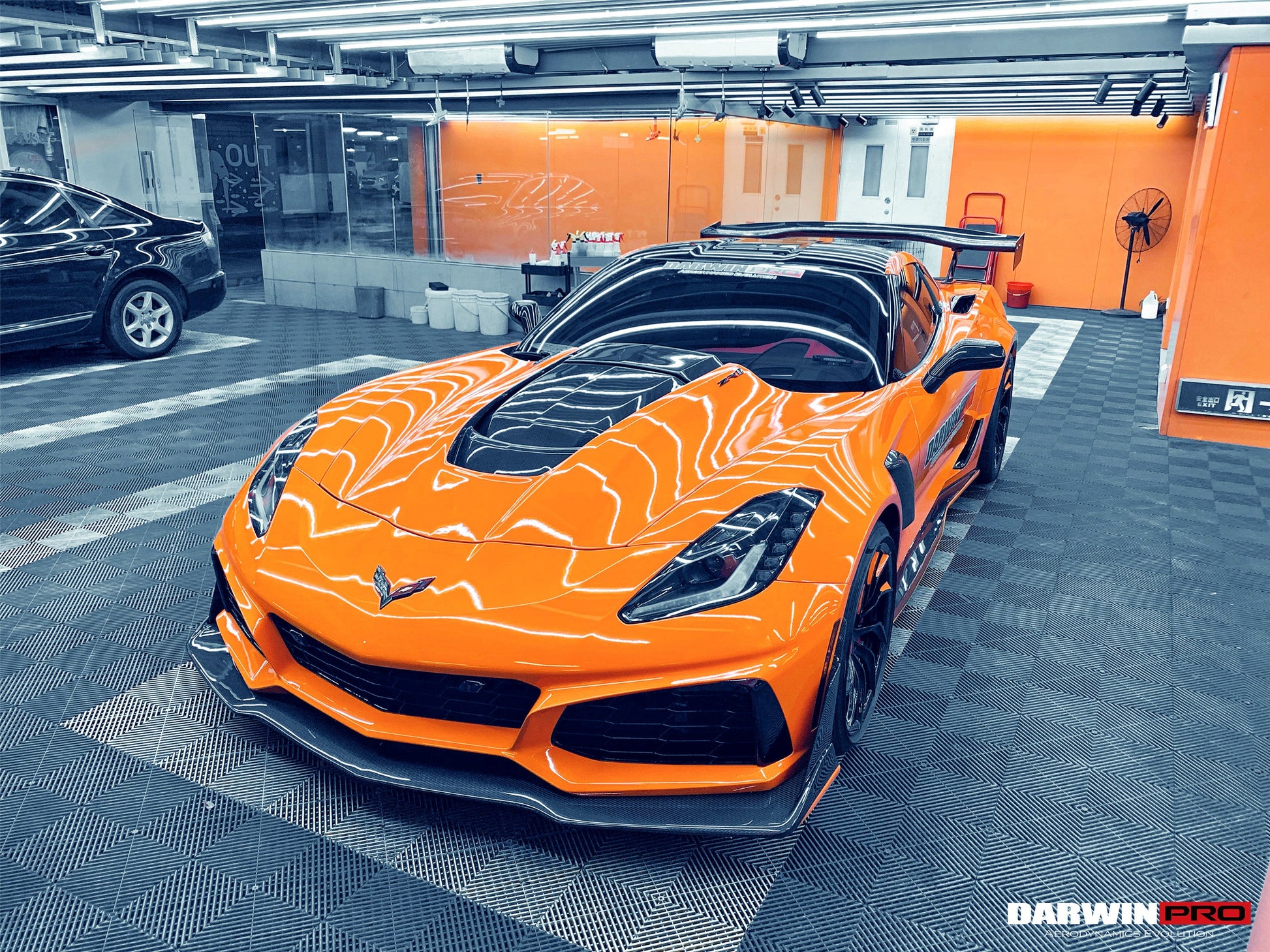 2013-2019 Corvette C7 Z51  ZR1-Style Front Conversion Body Kit - DarwinPRO Aerodynamics