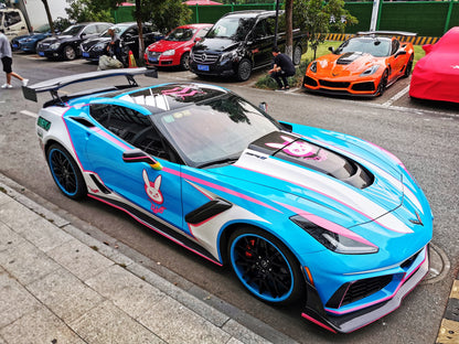 2013-2019 Corvette C7 Z51  ZR1-Style Front Conversion Body Kit - DarwinPRO Aerodynamics