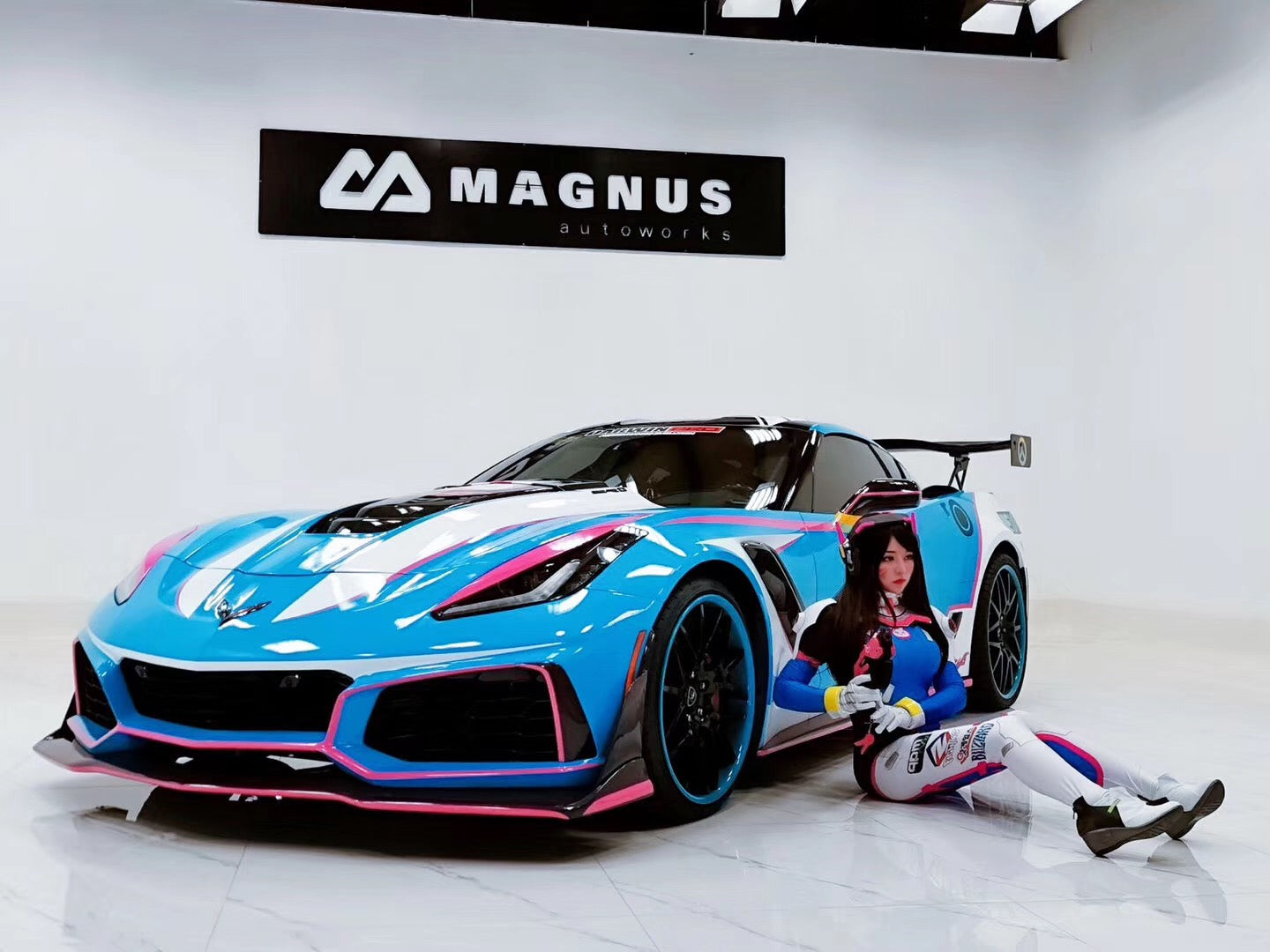 2013-2019 Corvette C7 Z51  ZR1-Style Front Conversion Body Kit - DarwinPRO Aerodynamics