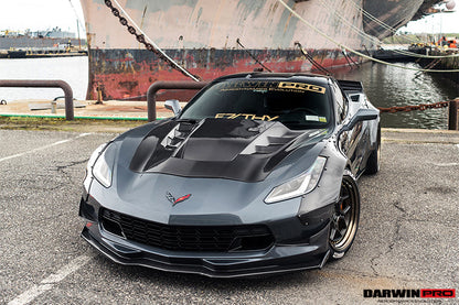 2013-2019 Corvette C7 Z51 Z06 Grandsport Carbon Fiber Canards - DarwinPRO Aerodynamics