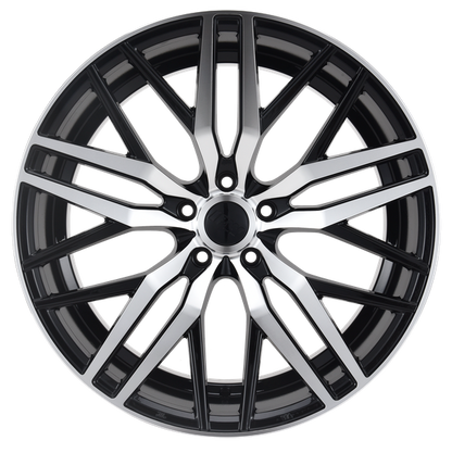 E1508 Black Machined Face 20x10 ET35 5.114 – (Square Set of 4)
