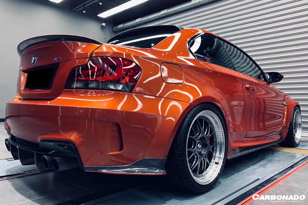 2008-2013 BMW E82 1M Series RZ Style Carbon Fiber Trunk Spoiler - Carbonado