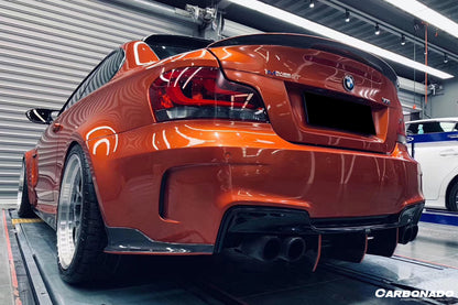 2008-2013 BMW E82 1M Series RZ Style Carbon Fiber Trunk Spoiler - Carbonado