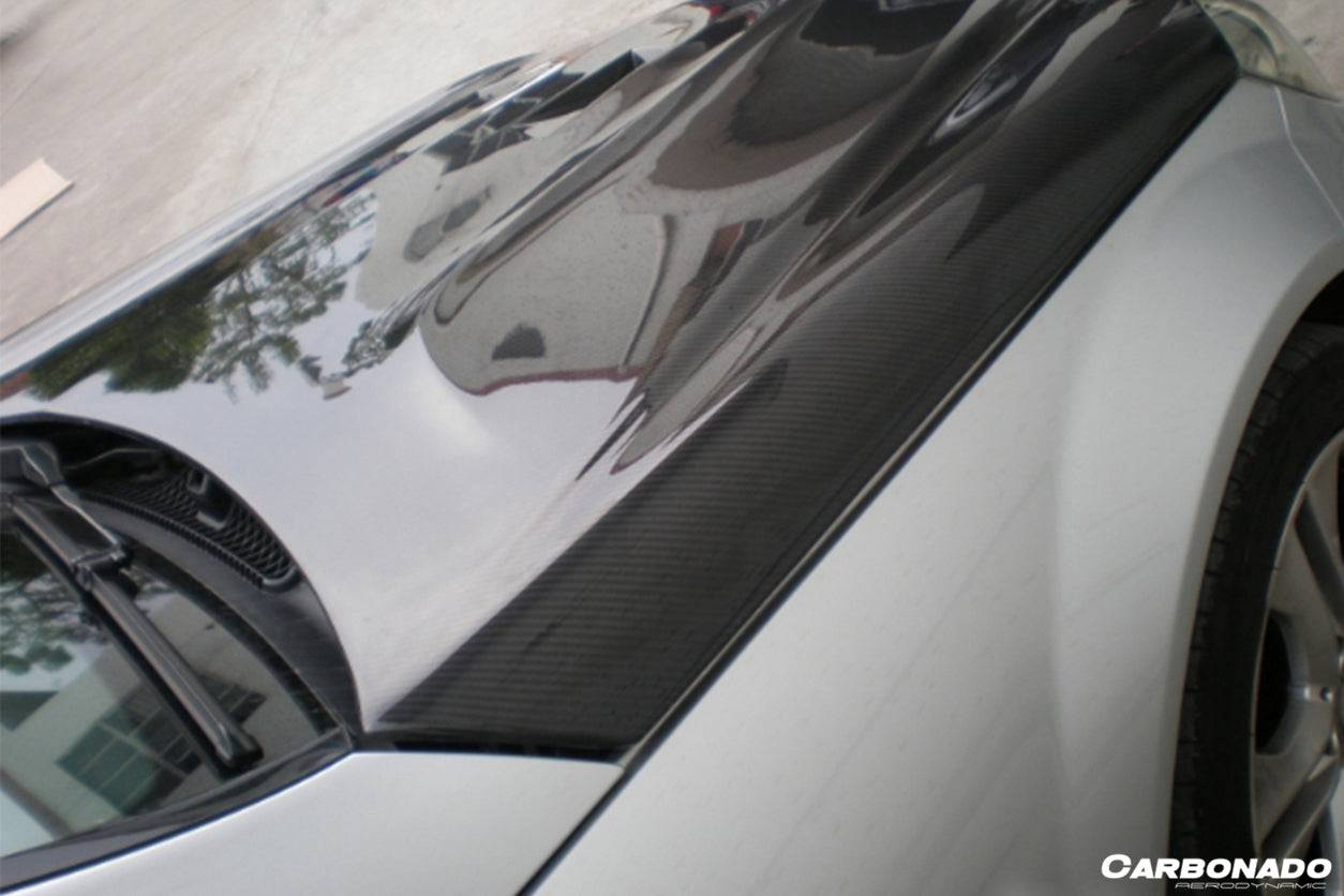 2012-2014 Mercedes Benz W204 C Class BK Style hood - Carbonado