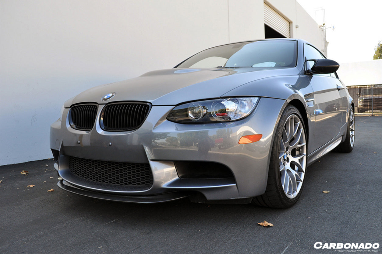 2008-2012 BMW M3 E90/E92/E93 CRT Style Carbon Fiber Lip - Carbonado