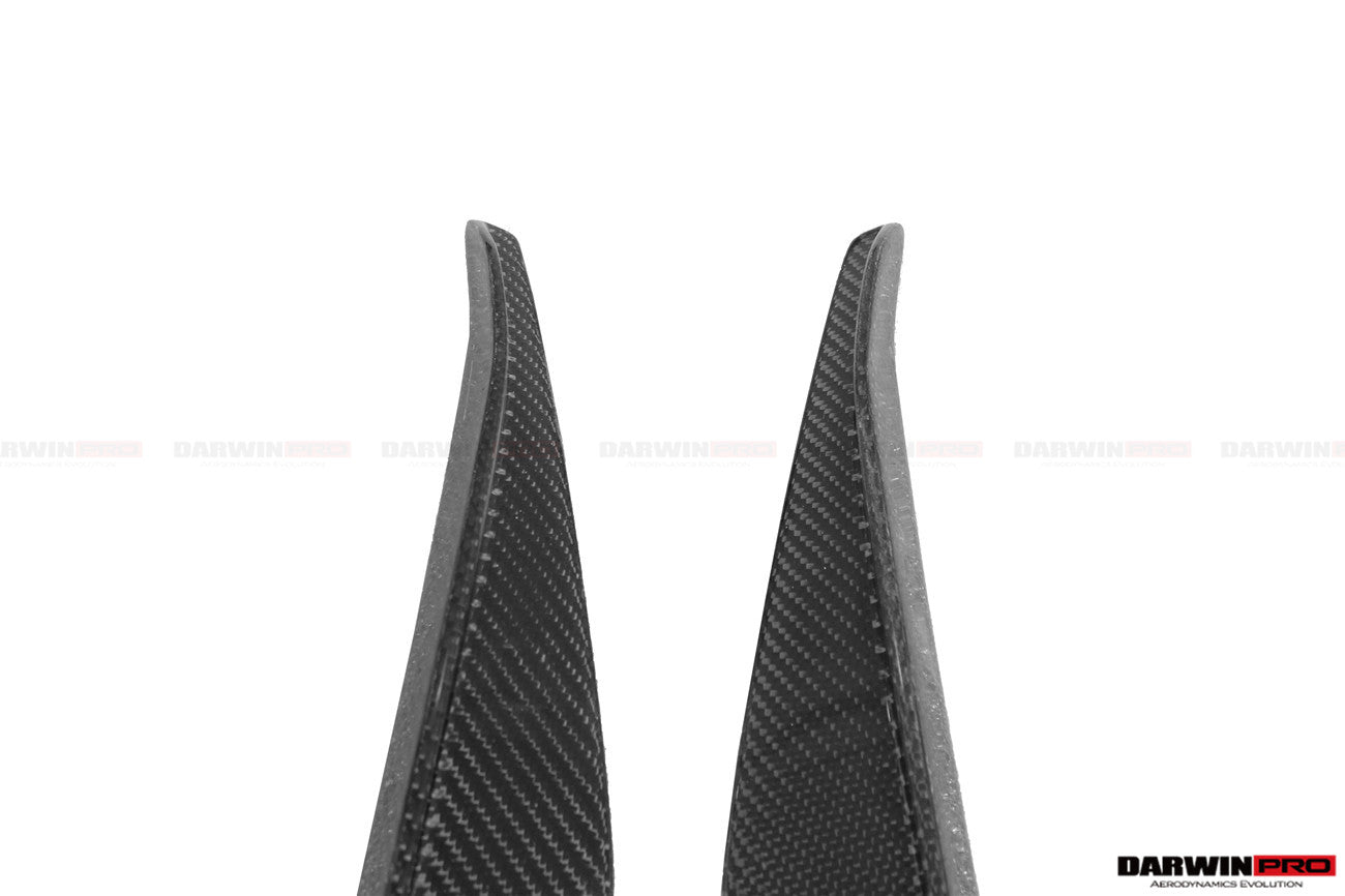 2019-UP Toyota GR Supra (J29/DB) A90 A91 BKSS Style Carbon Fiber Front Canards - DarwinPRO Aerodynamics