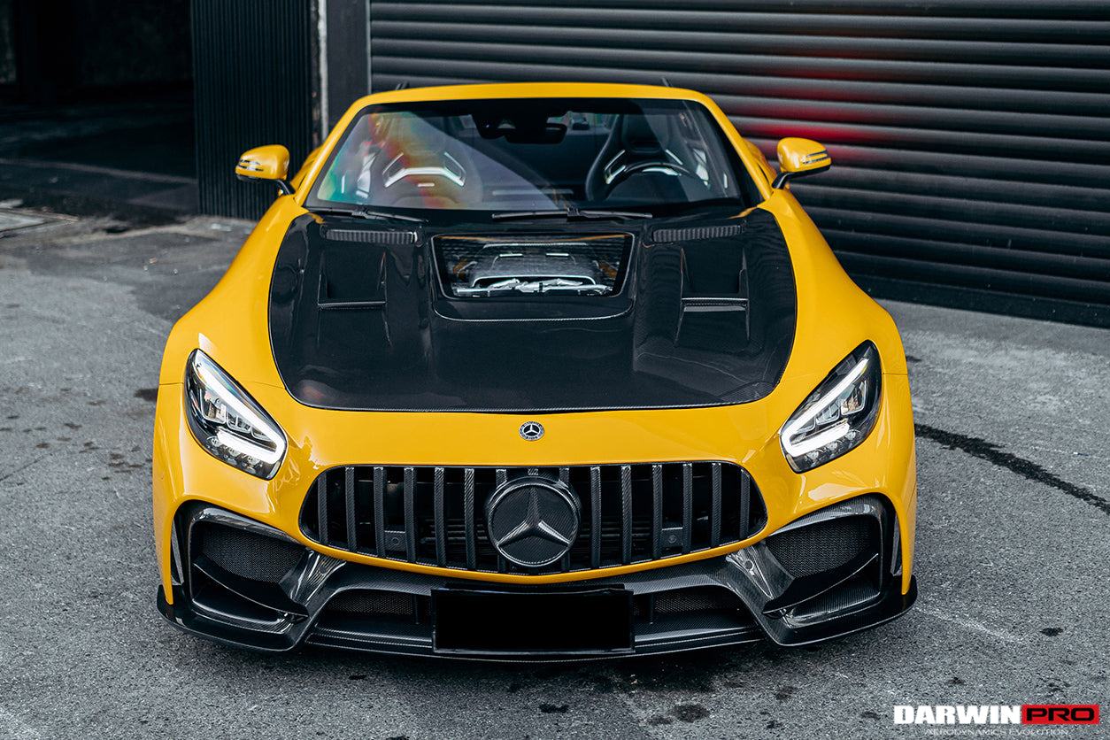 2015-2016 Mercedes Benz AMG GT/GTS IMP Performance Part Carbon Fiber Front Bumper w/ Grill - DarwinPRO Aerodynamics