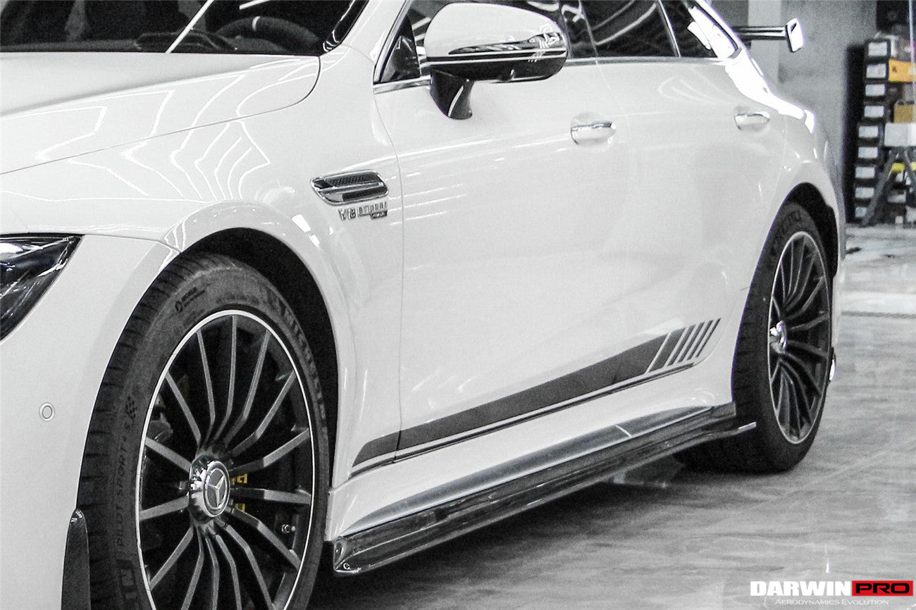 2019+ Mercedes Benz AMG GT63/S 4Door Coupe X290 IMP Performance Side Skirts - DarwinPRO Aerodynamics