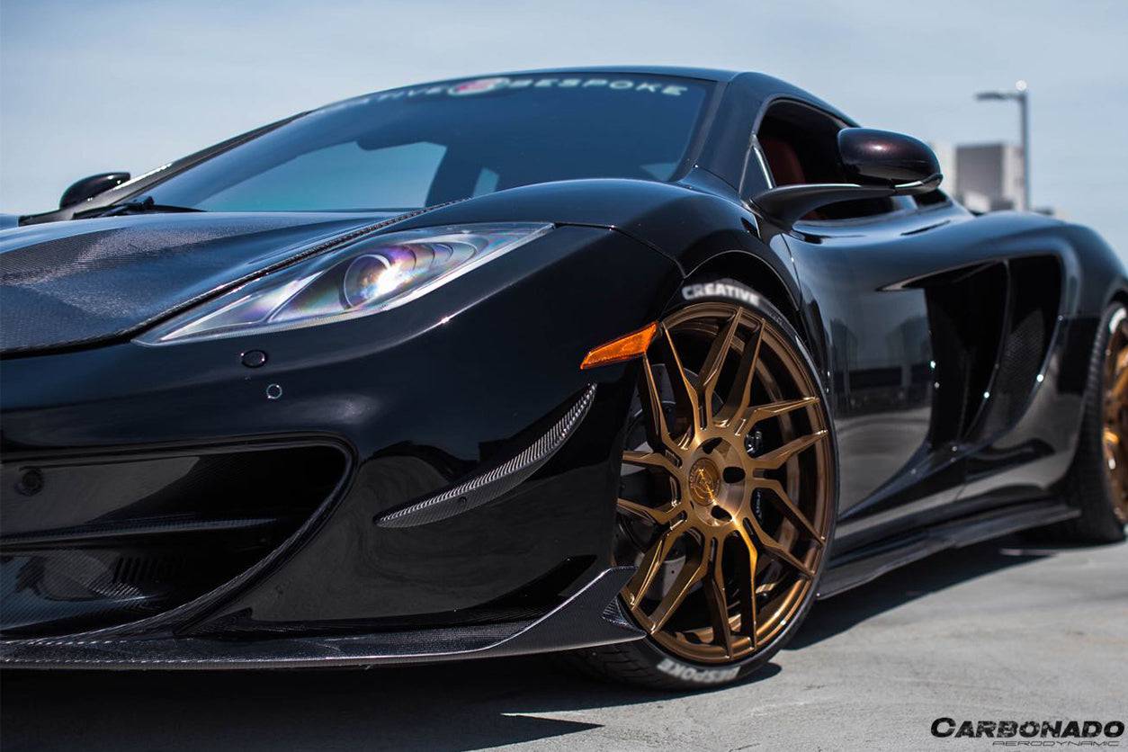 2011-2015 McLaren MP4 12C/650S RZS Style Side Skirts - Carbonado Aero