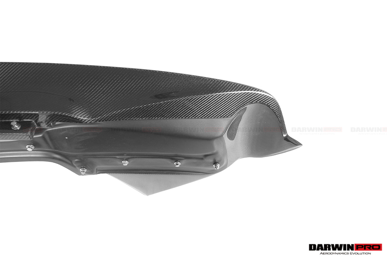 2010-2015 Ferrari 458 Coupe BKSS Style Partial Carbon Fiber Rear Bumper And Carbon Fiber Trunk W/ Tail Light Cover - DarwinPRO Aerodynamics
