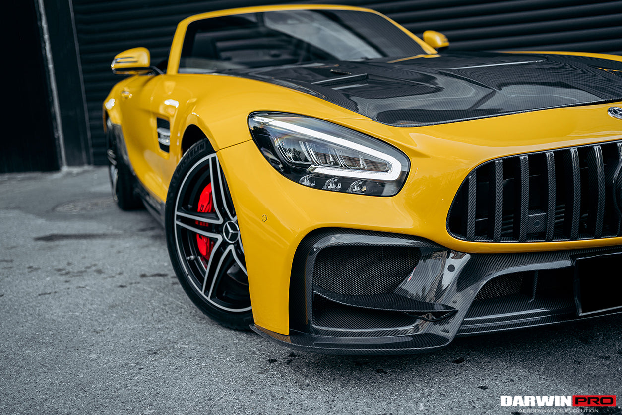 2015-2016 Mercedes Benz AMG GT/GTS IMP Performance Part Carbon Fiber Front Bumper w/ Grill - DarwinPRO Aerodynamics
