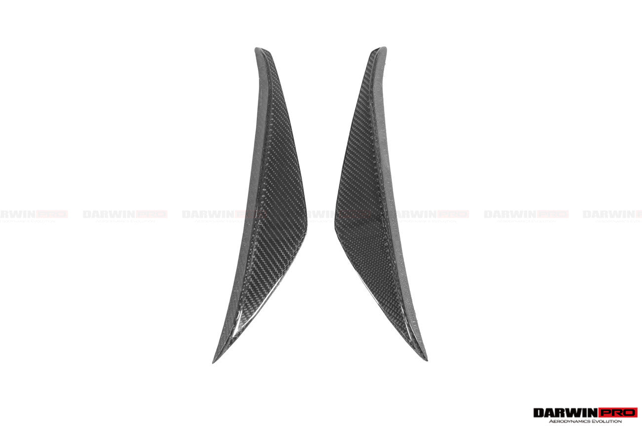 2019-UP Toyota GR Supra (J29/DB) A90 A91 BKSS Style Carbon Fiber Front Canards - DarwinPRO Aerodynamics