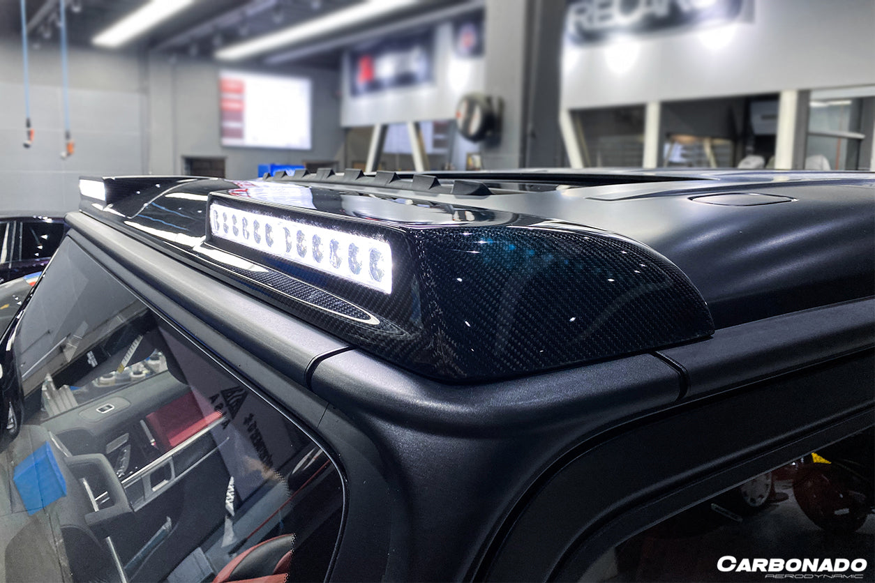 2019-2023 Mercedes Benz G-Class W464 G-Wagon BR Style Front Roof Spoiler - Carbonado