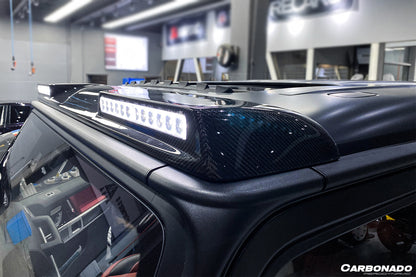 2019-2023 Mercedes Benz G-Class W464 G-Wagon BR Style Front Roof Spoiler - Carbonado