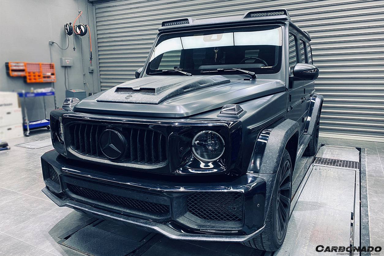 2019-2021 Mercedes Benz G-Class W464 G-Wagon BR Style Hood Scoope - Carbonado