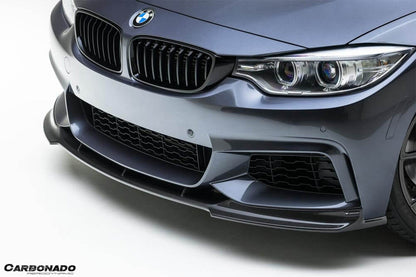 2014-2017 BMW 4 Series F32 F33 F36 M Sport VRS Style Carbon Fiber Front Lip - Carbonado