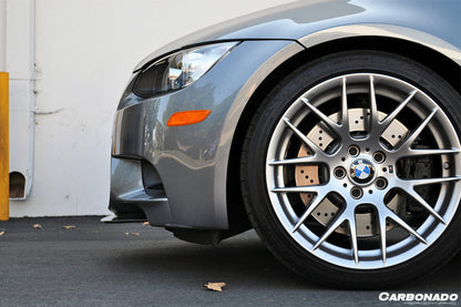 2008-2012 BMW M3 E90/E92/E93 CRT Style Carbon Fiber Lip - Carbonado